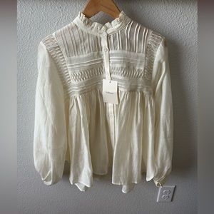 Gorgeous Ivory Blouse NWT
